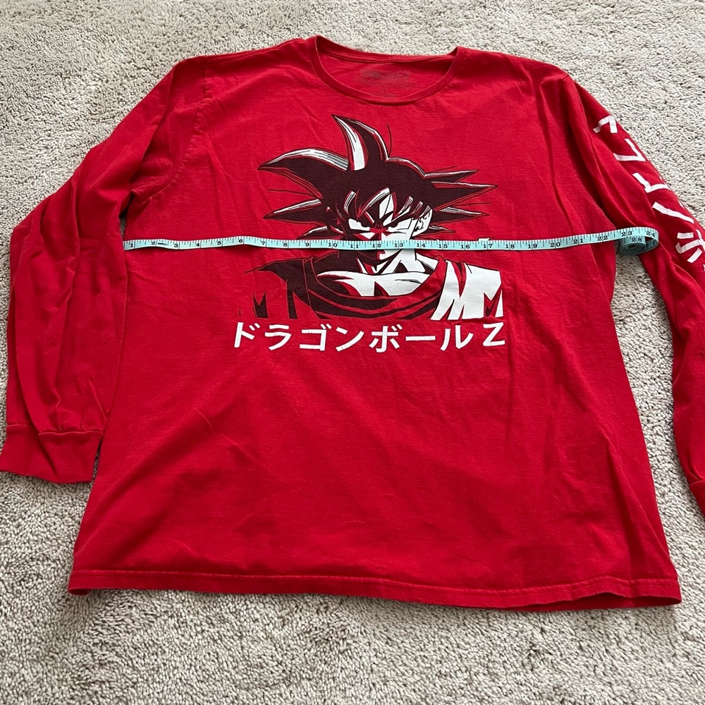 Red Dragon Ball Z Long Sleeve Shirt